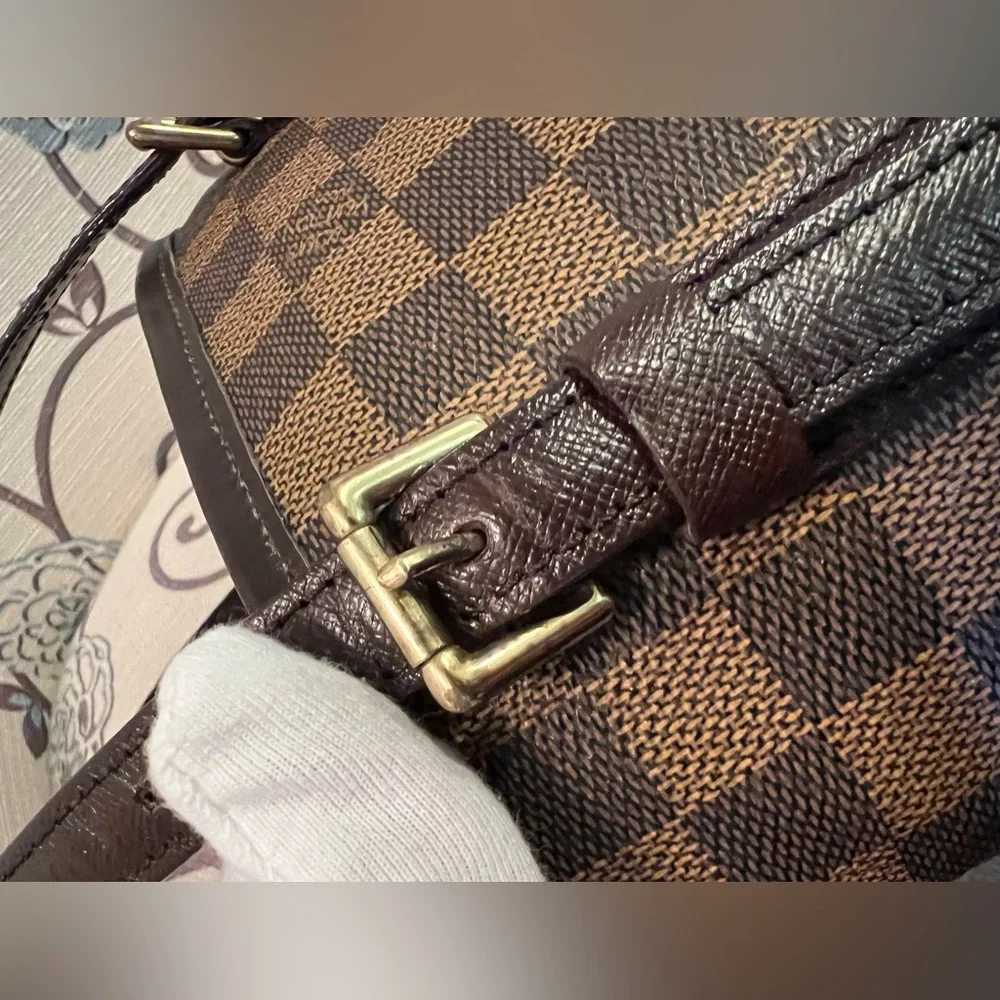 Louis Vuitton dammer ebene pm bucket bag/FULL LEATHER BAG/ EXCELLENT CONDITION - Picture 7 of 15